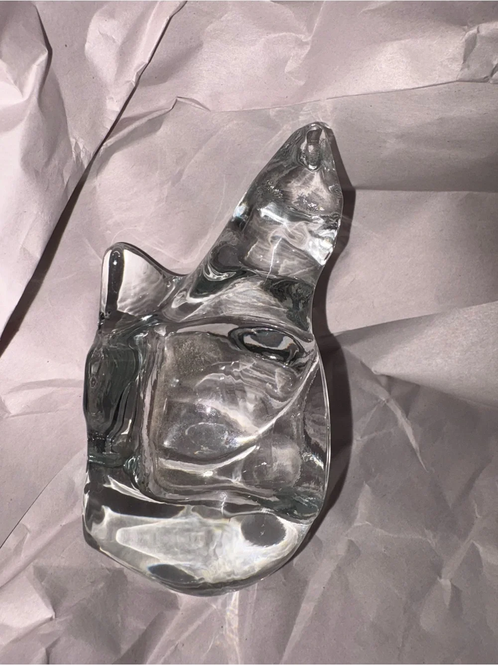 Vtg Indiana Glass Accents | Indiana Glass Co. Polar Bear Candle Tea Light Holder